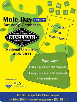 National Nuclear Museum celebrates Mole Day!