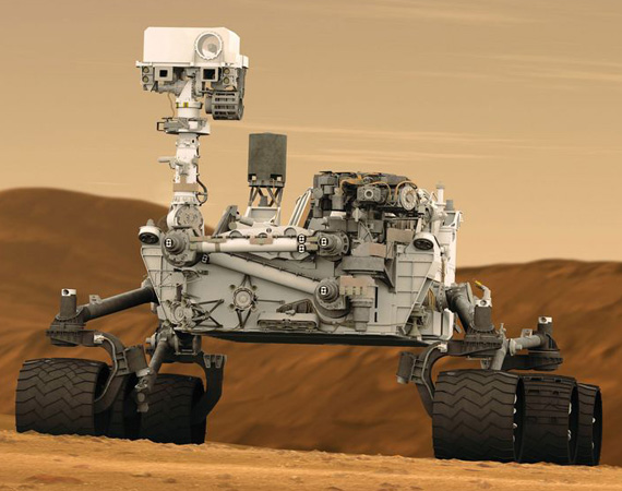 curiosity mars landing time