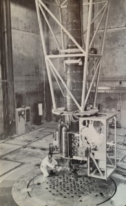The sodium cooled project became the SRE or Sodium Reactor Experiment.  "Lead shielded fueling cask over the loading face of the Sodium Reactor Experiment (SRE) at Santa Susana, California.  Developed by Atomics International under contract to the AEC and built as a joint project, the SRE went critical in 1957 and is now supplying 6000 kw of power to the grid of the Southern California Edison Company."  "Atoms for Peace USA 1958" - see sources. 