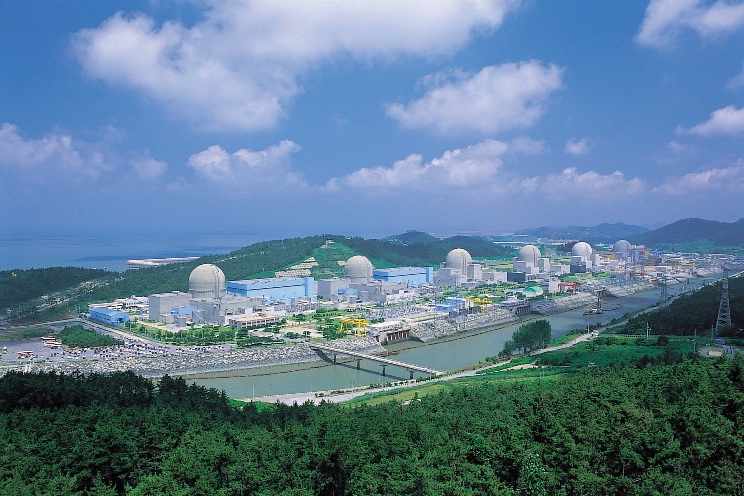 Hanbit NPP, Korea.  Photo courtesy KEPCO.