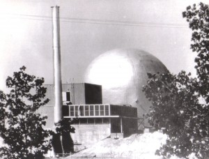 Piqua Nuclear Power Facility as seen in June 1963.  Press photo in Will Davis' collection.