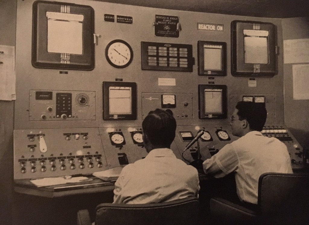 Sao Paulo reactor Leeds and Northrup control equipment