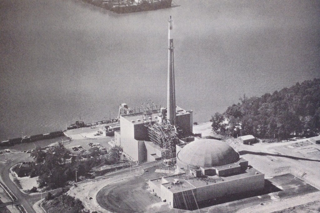 Indian Point Unit 1 bw photo WD library